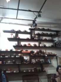hundreds of different teapots